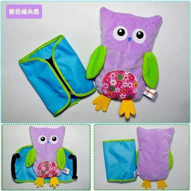 4pcs / set Baby DIY Montessori Kleid Reißverschluss Druckknopf Schnalle Krawatte Lernspielzeug Vorschule weichen Plüschtier Kinder Kleinkind lernen