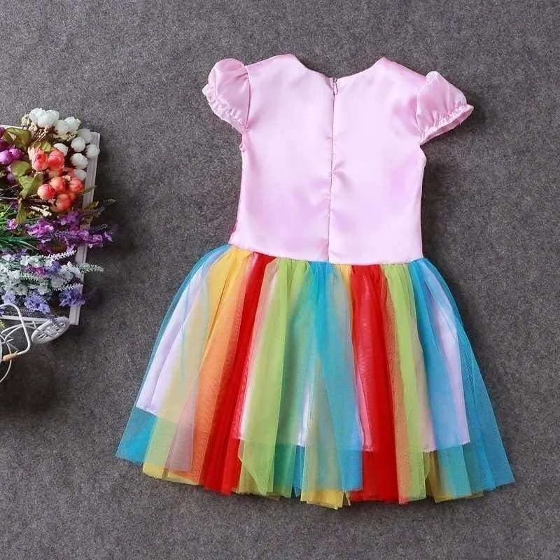 Baby Girl Dress Children Girl little Pony Dresses Cartoon Princess Party Costume Kids Clothes Summer Clothing