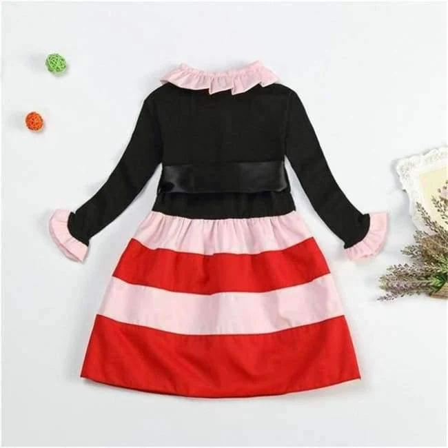 Long Sleeve Dress For Girls Clothing Baby Girl Clothing Teenager School Daily Wear Kids Casual Clothes Vestido Infantil 8T