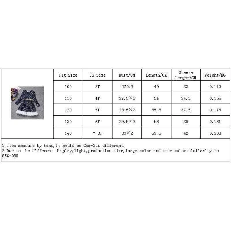 Long Sleeve Dress For Girls Clothing Baby Girl Clothing Teenager School Daily Wear Kids Casual Clothes Vestido Infantil 8T