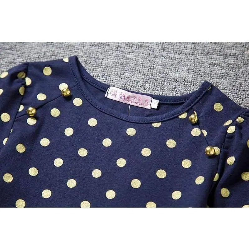 Long Sleeve Dress For Girls Clothing Baby Girl Clothing Teenager School Daily Wear Kids Casual Clothes Vestido Infantil 8T