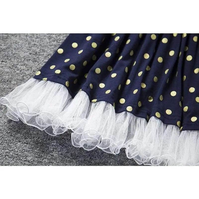 Long Sleeve Dress For Girls Clothing Baby Girl Clothing Teenager School Daily Wear Kids Casual Clothes Vestido Infantil 8T