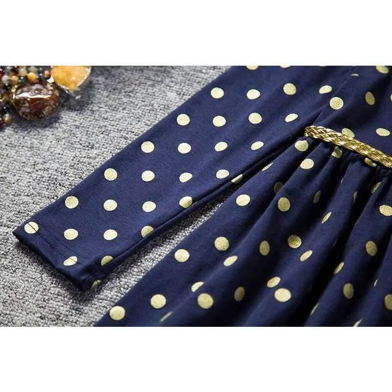 Long Sleeve Dress For Girls Clothing Baby Girl Clothing Teenager School Daily Wear Kids Casual Clothes Vestido Infantil 8T