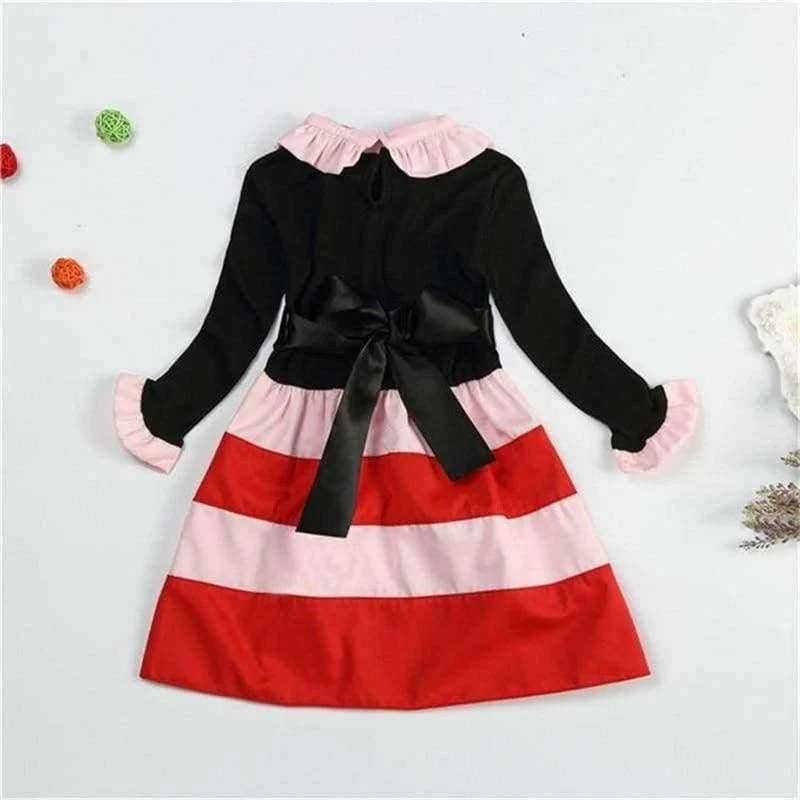 Long Sleeve Dress For Girls Clothing Baby Girl Clothing Teenager School Daily Wear Kids Casual Clothes Vestido Infantil 8T