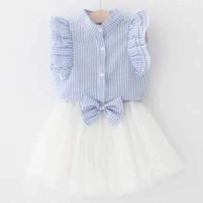 Sweet Princess Dress Baby Kids Girls Clothing Wedding Party Dresses Children Clothing Pink Applique