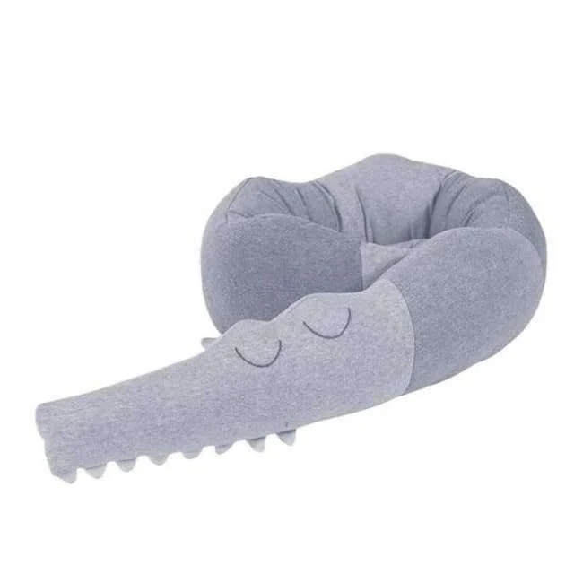 Neugeborenes Baby Bett Stoßstange 185cm Babybett Krippe Schutz Kind Baby Bettwäsche Zubehör Kinder Krokodil Kissen Kleinkind Zimmer Spielzeug