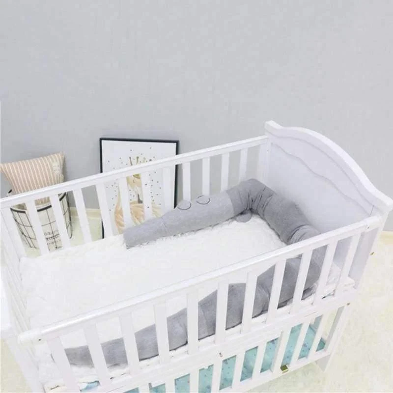 Neugeborenes Baby Bett Stoßstange 185cm Babybett Krippe Schutz Kind Baby Bettwäsche Zubehör Kinder Krokodil Kissen Kleinkind Zimmer Spielzeug