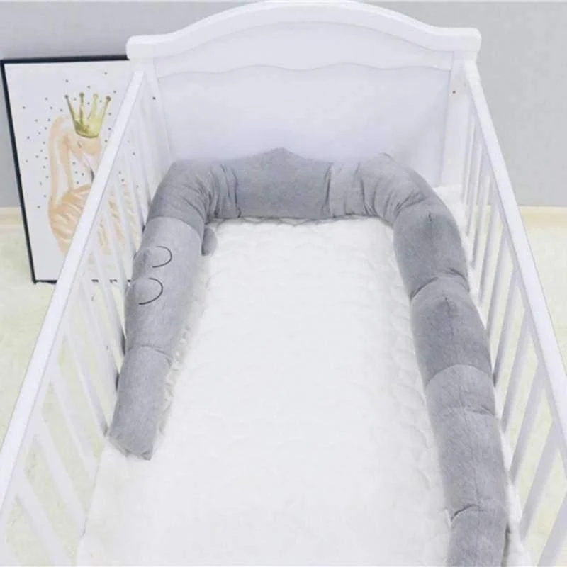 Neugeborenes Baby Bett Stoßstange 185cm Babybett Krippe Schutz Kind Baby Bettwäsche Zubehör Kinder Krokodil Kissen Kleinkind Zimmer Spielzeug