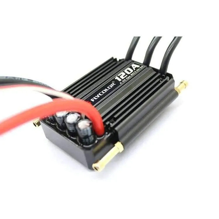 Flycolor 50A 70A 90A 120A 150A bürstenloser ESC-Geschwindigkeitsregler, unterstützt 2–6 S Lipo BEC 5.5 V/5 A für RC Boot F21267/71