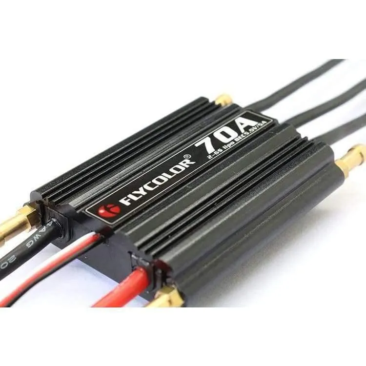 Flycolor 50A 70A 90A 120A 150A bürstenloser ESC-Geschwindigkeitsregler, unterstützt 2–6 S Lipo BEC 5.5 V/5 A für RC Boot F21267/71