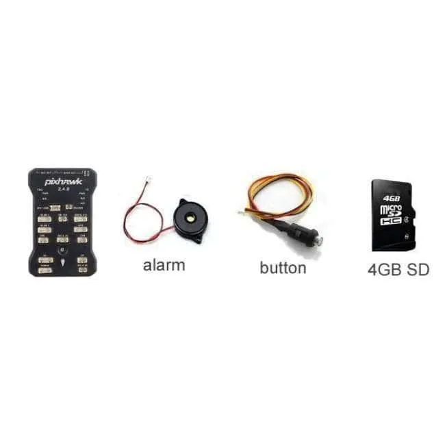 Pixhawk PX4 Autopilot PIX 2.4.8 32 Bit Flight Controller + Sicherheitsschalter + Summer 4G SD + I2C Splitter-Erweiterungsmodul + USB-Kabel