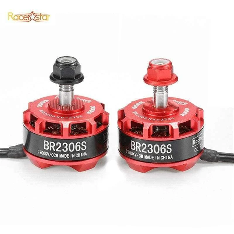 Qualität Racerstar Racing Edition 2306 BR2306S 2700KV 2-4S Bürstenlosen Motor Für RC Spielzeug X210 X220 250 FPV Racer Drone