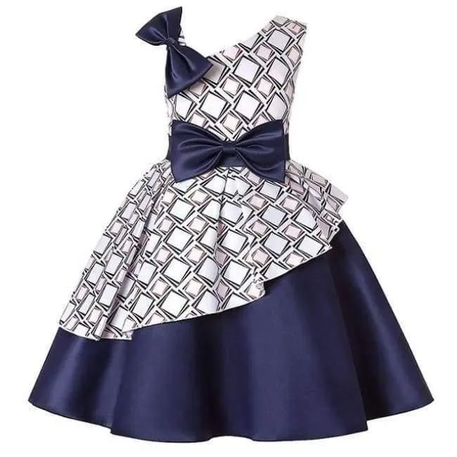 Baby Girl Princess Dress Kids Stripe Sleeveless Dresses For Toddler Children European American Fashion Clothing