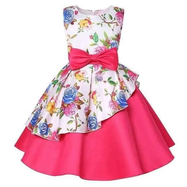 Baby Girl Princess Dress Kids Stripe Sleeveless Dresses For Toddler Children European American Fashion Clothing