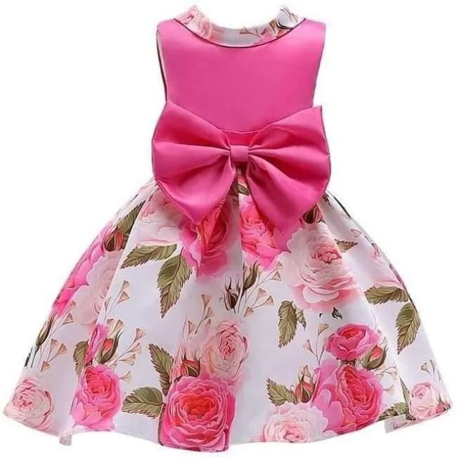 Baby Girl Princess Dress Kids Stripe Sleeveless Dresses For Toddler Children European American Fashion Clothing
