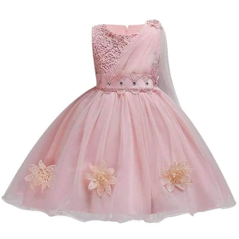 Baby Girl Princess Dress Kids Stripe Sleeveless Dresses For Toddler Children European American Fashion Clothing