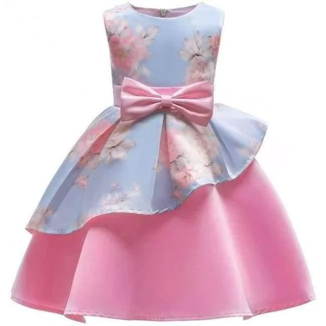 Baby Girl Princess Dress Kids Stripe Sleeveless Dresses For Toddler Children European American Fashion Clothing