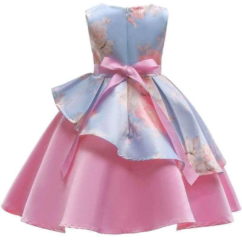 Baby Girl Princess Dress Kids Stripe Sleeveless Dresses For Toddler Children European American Fashion Clothing