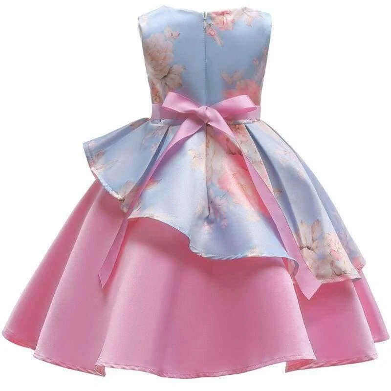 Baby Girl Princess Dress Kids Stripe Sleeveless Dresses For Toddler Children European American Fashion Clothing