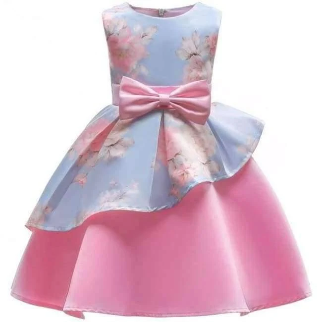 Baby Girl Princess Dress Kids Stripe Sleeveless Dresses For Toddler Children European American Fashion Clothing
