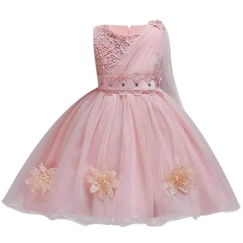 Baby Girl Princess Dress Kids Stripe Sleeveless Dresses For Toddler Children European American Fashion Clothing