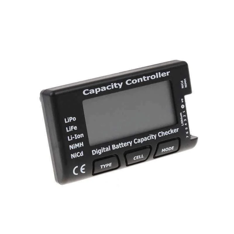 1-7S Digitale Leistungsanzeige LCD Checker Tester Akkukapazität Controller LiPo LiFe Li-Ion NiMH Nicd für RC Drone Airsoft Guns