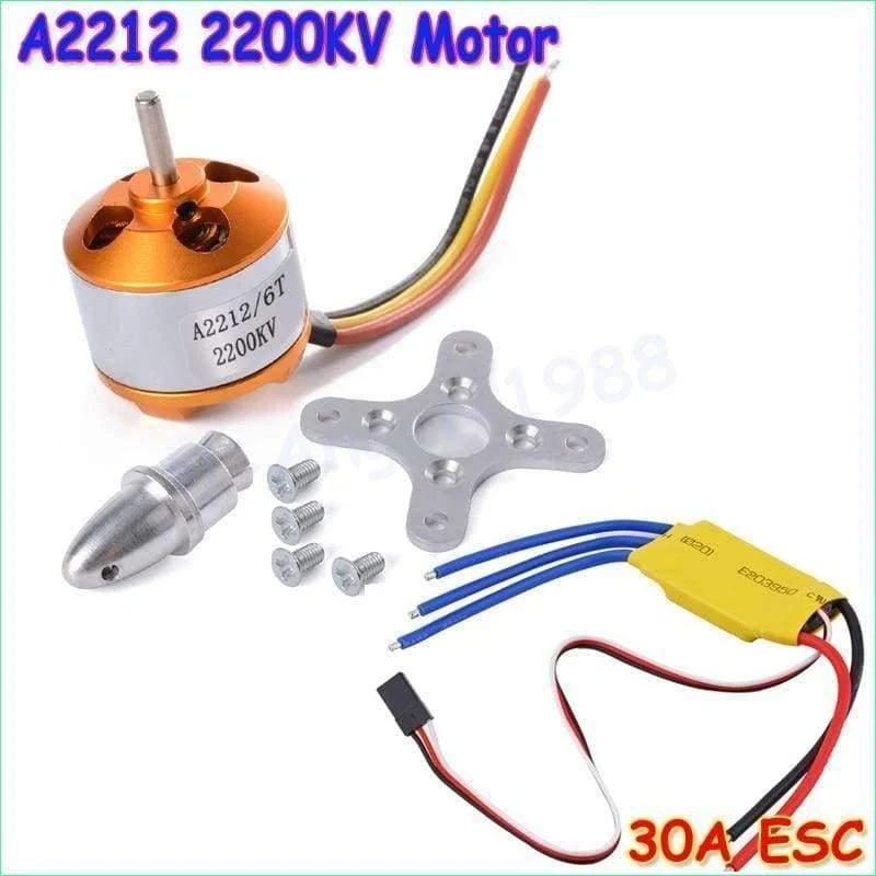 RC 2200KV Brushless Motor A2212 / 6T + ESC 30A Brushless Motor Drehzahlregler + Kostenloser Versand