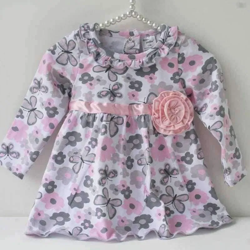 Baby Girl Floral Clothes Set Newborn Toddler Cotton Suit Kids Girl Outfits Spring Tracksuit Infant Clothing Set