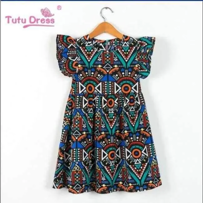 Summer Girls Dress Floral Print Princess Dresses For Baby Girls Designer Formal Party Dress Kids Clothes