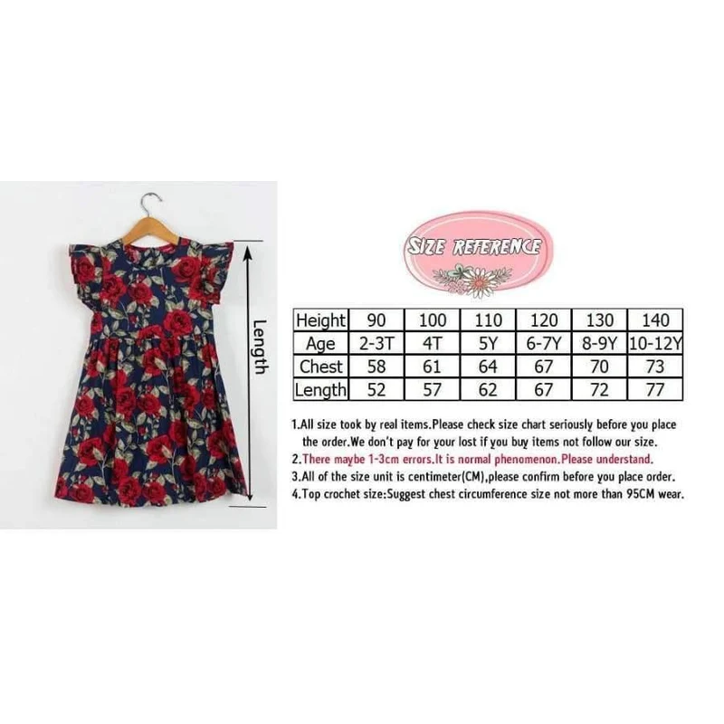 Summer Girls Dress Floral Print Princess Dresses For Baby Girls Designer Formal Party Dress Kids Clothes