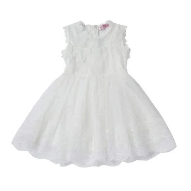 Girl Dress Summer 0-8 Years Floral Baby Girls Dresses Vestidos 9 Colors Wedding Party Children Clothes Birthday Clothing