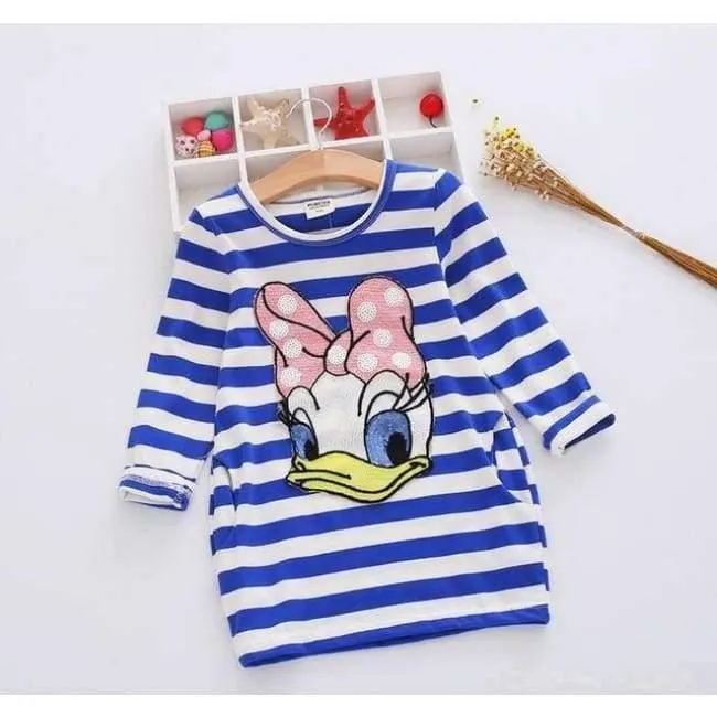 Girls Dress Cartoon Kids Dresses For Girl Clothes 2-8Y Baby children clothing Vestidos Costume Roupas Infantis Menina