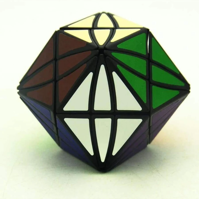 Zauberwürfel Schwarz Seltsame Form Zauberwürfel Speed ​​Twist Puzzle Lernspielzeug Cubo Magico Spielzeug Für Kinder Kinder