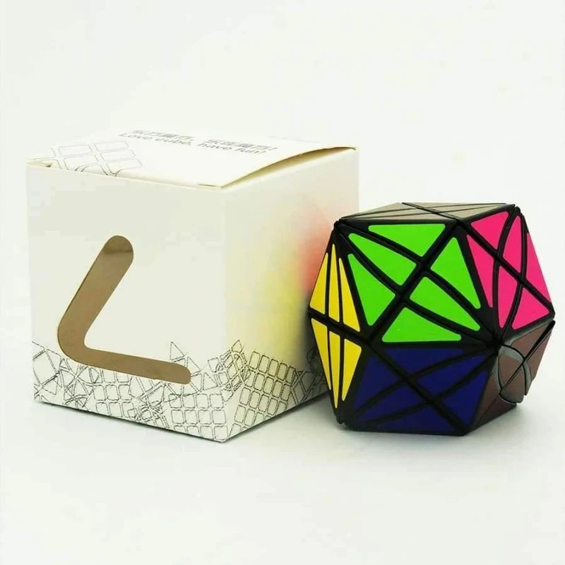Zauberwürfel Schwarz Seltsame Form Zauberwürfel Speed ​​Twist Puzzle Lernspielzeug Cubo Magico Spielzeug Für Kinder Kinder