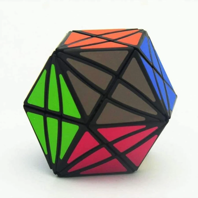 Zauberwürfel Schwarz Seltsame Form Zauberwürfel Speed ​​Twist Puzzle Lernspielzeug Cubo Magico Spielzeug Für Kinder Kinder