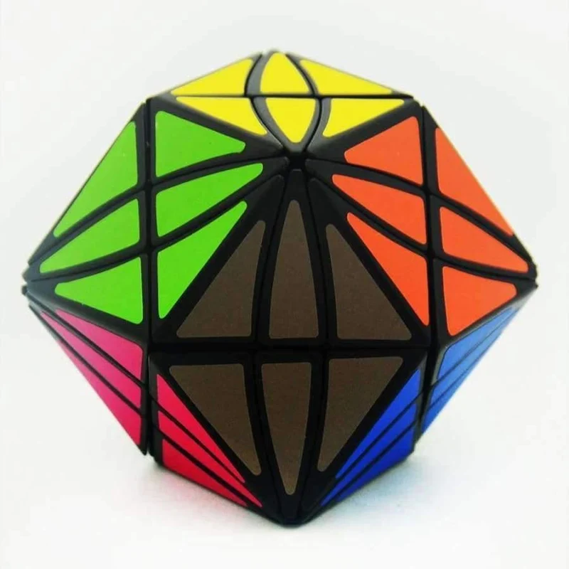 Zauberwürfel Schwarz Seltsame Form Zauberwürfel Speed ​​Twist Puzzle Lernspielzeug Cubo Magico Spielzeug Für Kinder Kinder
