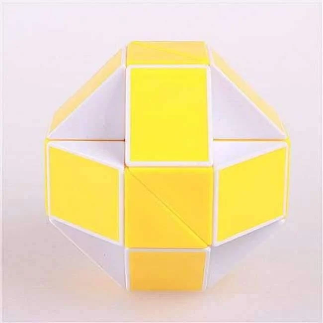 Magisches Schlangenlineal-Puzzlespielzeug 24 Geschwindigkeitsblöcke Schlangen-Twist-Puzzle Kinder Lernspiel Spielzeug Zauberwürfel für Kinder Geschenk