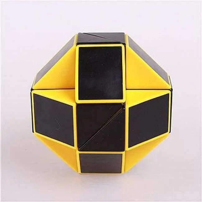 Magisches Schlangenlineal-Puzzlespielzeug 24 Geschwindigkeitsblöcke Schlangen-Twist-Puzzle Kinder Lernspiel Spielzeug Zauberwürfel für Kinder Geschenk