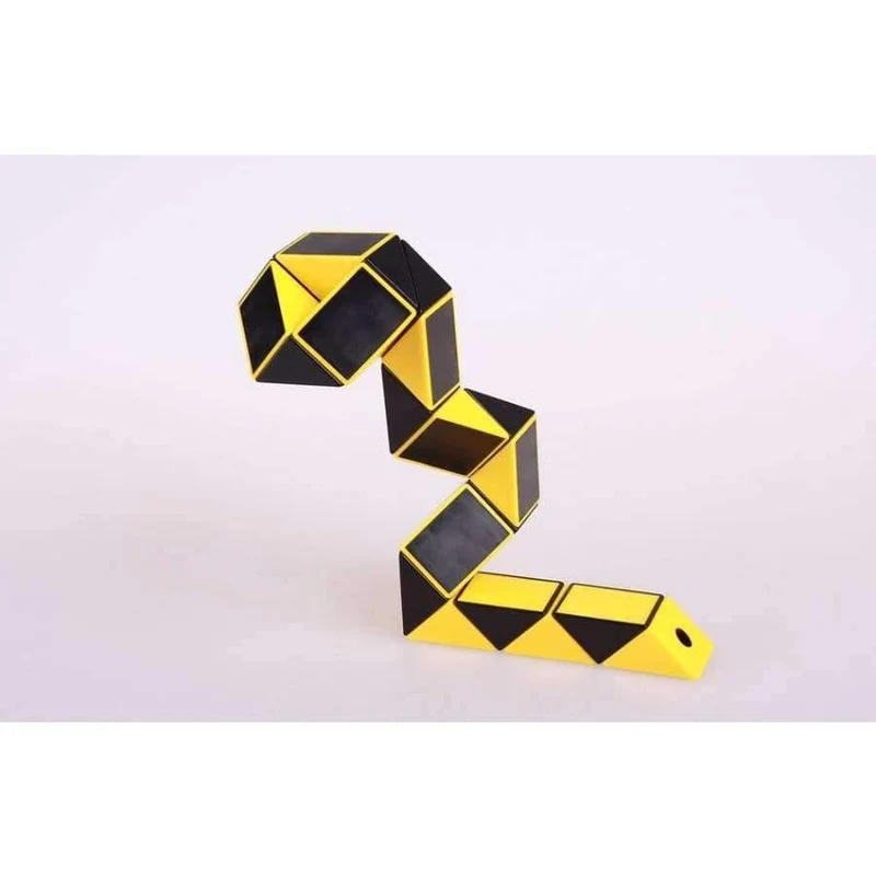 Magisches Schlangenlineal-Puzzlespielzeug 24 Geschwindigkeitsblöcke Schlangen-Twist-Puzzle Kinder Lernspiel Spielzeug Zauberwürfel für Kinder Geschenk