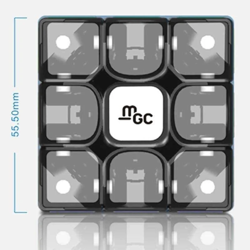 YJ MGC 3x3x3 Magnetischer Zauberwürfel Schwarz Yongjun MGC Speed ​​Cube für Gehirntraining Spielzeug Für Kinder Kinder