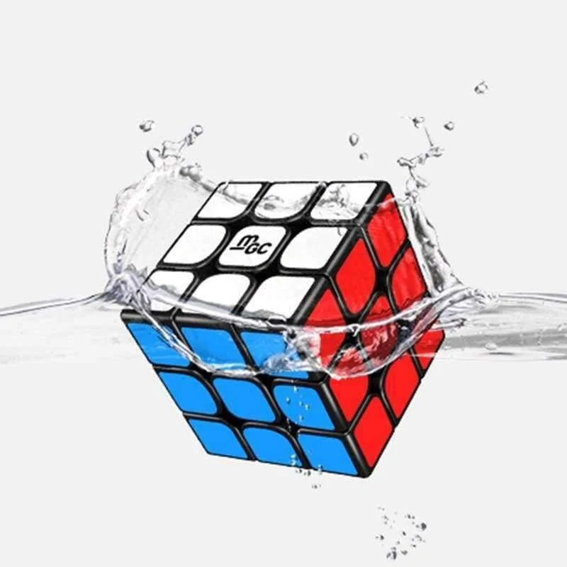 YJ MGC 3x3x3 Magnetischer Zauberwürfel Schwarz Yongjun MGC Speed ​​Cube für Gehirntraining Spielzeug Für Kinder Kinder