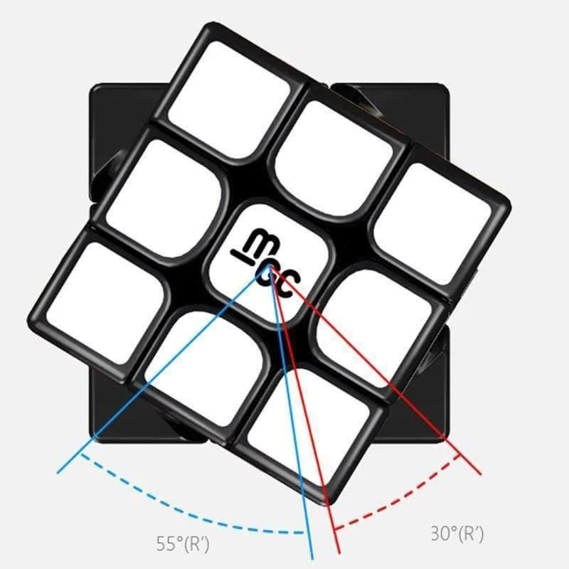 YJ MGC 3x3x3 Magnetischer Zauberwürfel Schwarz Yongjun MGC Speed ​​Cube für Gehirntraining Spielzeug Für Kinder Kinder