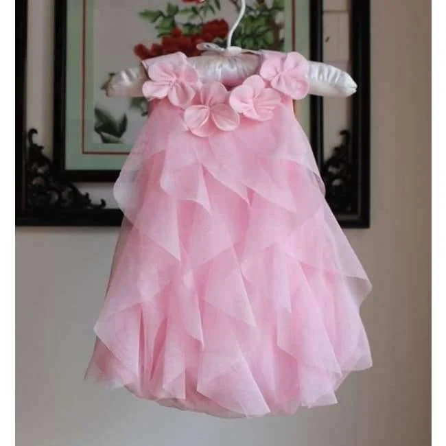 Summer Girls Dress Infant Romper Dresses Toddler Kids Birthday Party Chiffon Dress Jumpsuits Baby Girl Clothes