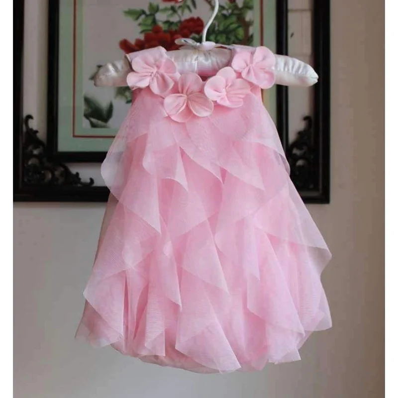 Summer Girls Dress Infant Romper Dresses Toddler Kids Birthday Party Chiffon Dress Jumpsuits Baby Girl Clothes