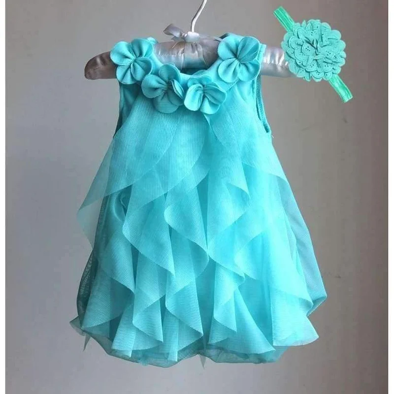 Summer Girls Dress Infant Romper Dresses Toddler Kids Birthday Party Chiffon Dress Jumpsuits Baby Girl Clothes