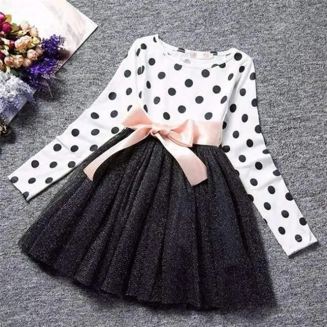 Girl Christmas Party Dress Unicorn Tutu Costume For Kids Unicorn Party Long Sleeve Dresses For Girls 2 4 6 Yrs Clothing