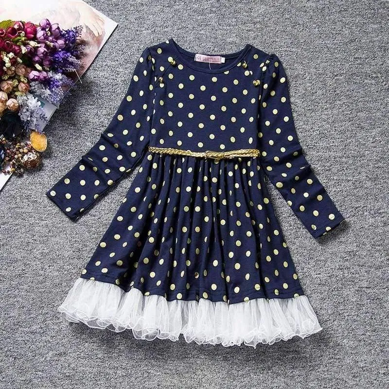 Girl Christmas Party Dress Unicorn Tutu Costume For Kids Unicorn Party Long Sleeve Dresses For Girls 2 4 6 Yrs Clothing