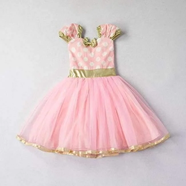 Kids Dresses for Girls Birthday Halloween Cosplay Minnie Mouse Dress Up Kid Costume Baby Girls Clothing For Kids 2 6T Wear