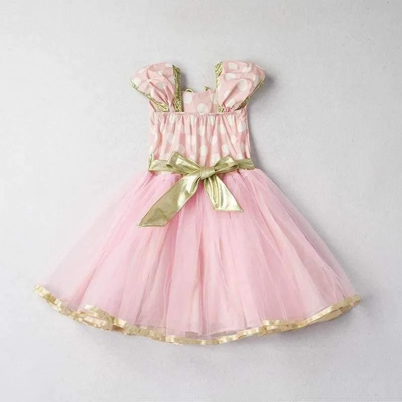 Kids Dresses for Girls Birthday Halloween Cosplay Minnie Mouse Dress Up Kid Costume Baby Girls Clothing For Kids 2 6T Wear