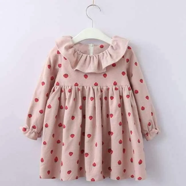 Girls Dress Autumn Winter Brand Girl Clothes Plaid Fur Ball Bow New Design Baby Girls Dress Girls Casual Dresses Kids